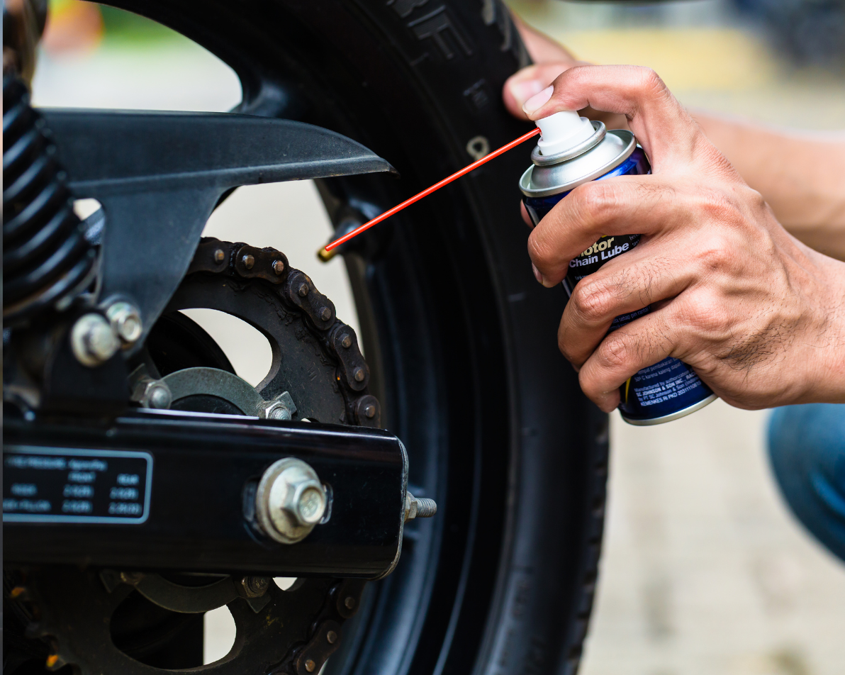 How to clean motorcycle chain with motojitsu