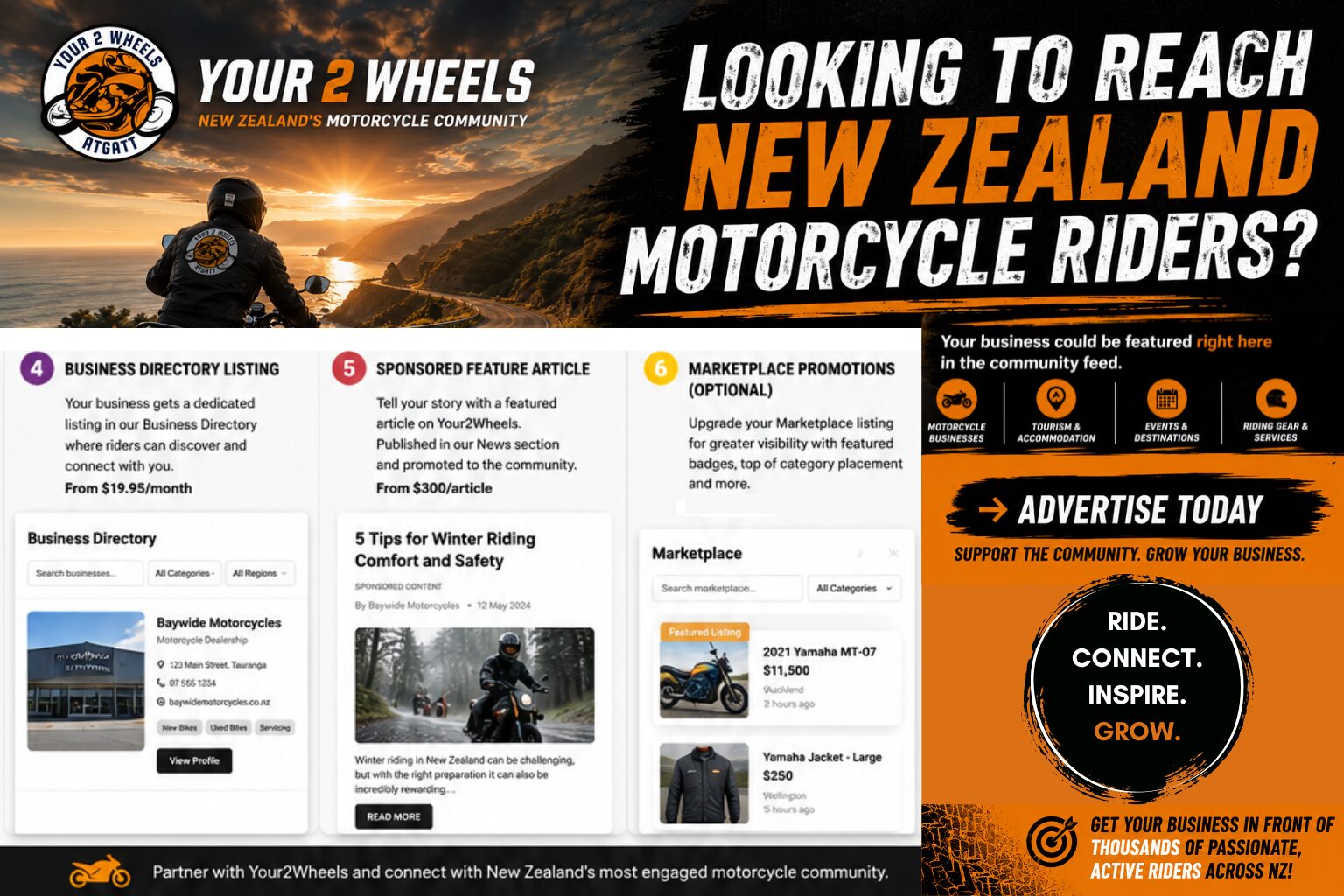 Advertise on Your2Wheels